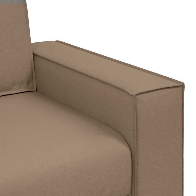 Sofa Cappuccino 100 x 80 x 84 cm tkanina