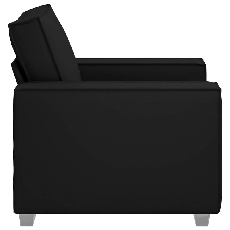 Sofa Czarny 100 x 80 x 84 cm tkanina