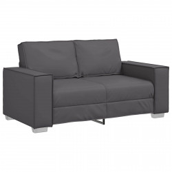 Sofa Szary 160 x 80 x 84 cm tkanina