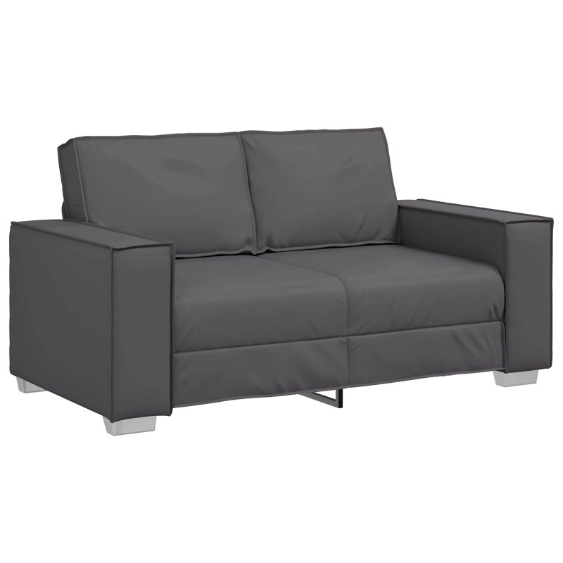 Sofa Szary 160 x 80 x 84 cm tkanina