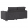 Sofa Szary 160 x 80 x 84 cm tkanina