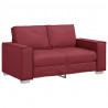 Sofa Czerwone wino 160 x 80 x 84 cm tkanina