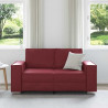 Sofa Czerwone wino 160 x 80 x 84 cm tkanina