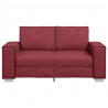 Sofa Czerwone wino 160 x 80 x 84 cm tkanina