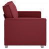 Sofa Czerwone wino 160 x 80 x 84 cm tkanina
