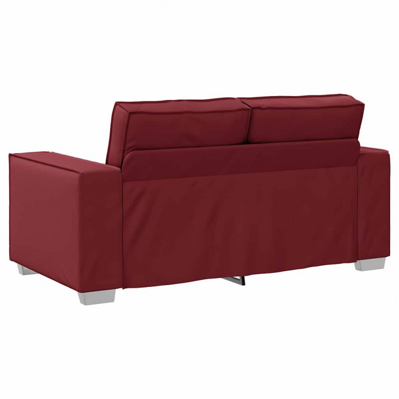 Sofa Czerwone wino 160 x 80 x 84 cm tkanina