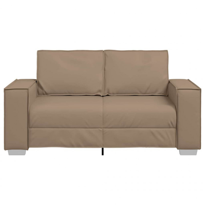 Sofa Cappuccino 160 x 80 x 84 cm tkanina