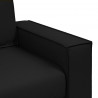 Sofa Czarny 160 x 80 x 84 cm tkanina