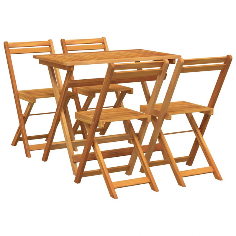 Zestaw bistro 5 pcs Olej Naturalny Lite Drewno Akacji