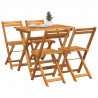 Zestaw bistro 5 pcs Olej Naturalny Lite Drewno Akacji