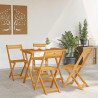 Zestaw bistro 5 pcs Olej Naturalny Lite Drewno Akacji