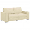 Sofa Kremowy 180 x 80 x 84 cm tkanina