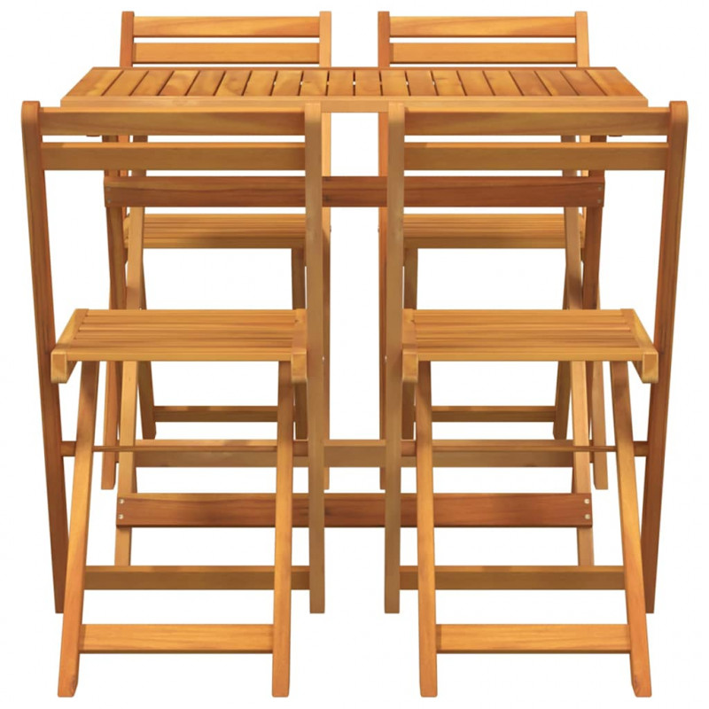 Zestaw bistro 5 pcs Olej Naturalny Lite Drewno Akacji