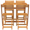 Zestaw bistro 5 pcs Olej Naturalny Lite Drewno Akacji