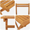 Zestaw bistro 5 pcs Olej Naturalny Lite Drewno Akacji