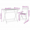 Zestaw bistro 5 pcs Olej Naturalny Lite Drewno Akacji