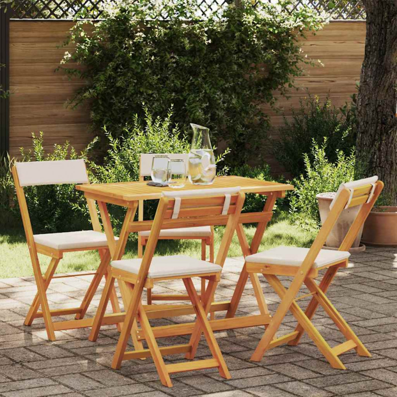 Zestaw bistro 5 pcs Olej Naturalny Lite Drewno Akacji