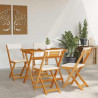 Zestaw bistro 5 pcs Olej Naturalny Lite Drewno Akacji