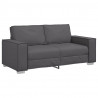 Sofa Szary 180 x 80 x 84 cm tkanina