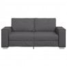 Sofa Szary 180 x 80 x 84 cm tkanina