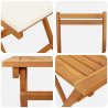 Zestaw bistro 5 pcs Olej Naturalny Lite Drewno Akacji