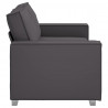 Sofa Szary 180 x 80 x 84 cm tkanina