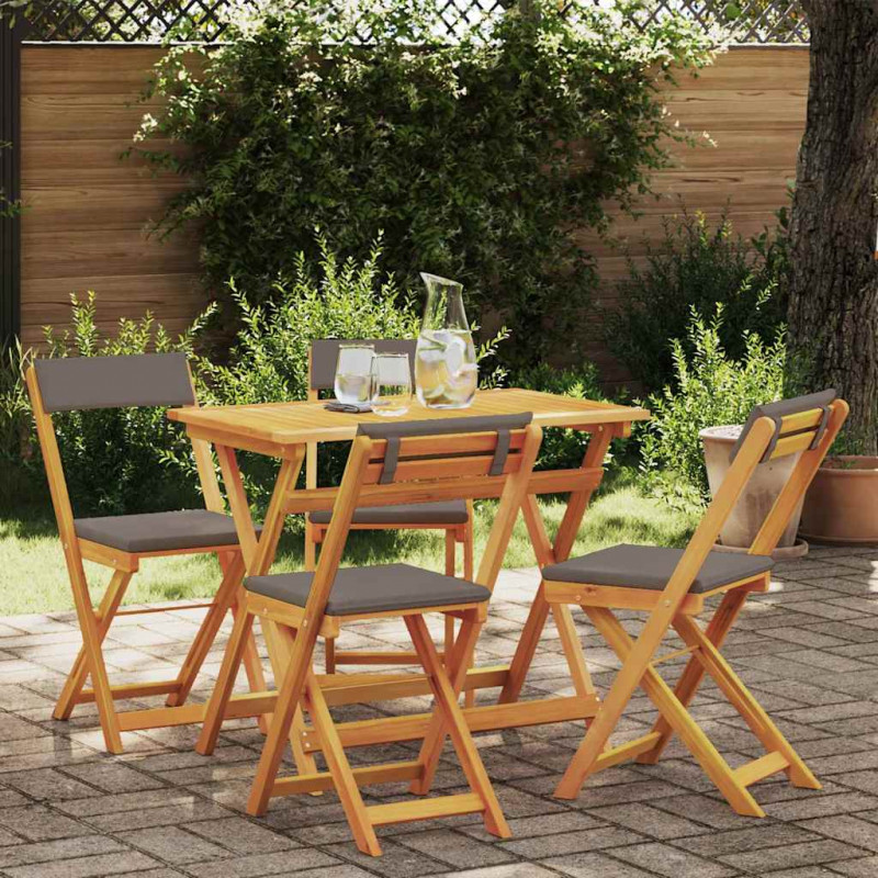 Zestaw bistro 5 pcs Olej Naturalny Lite Drewno Akacji