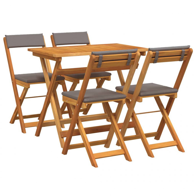 Zestaw bistro 5 pcs Olej Naturalny Lite Drewno Akacji
