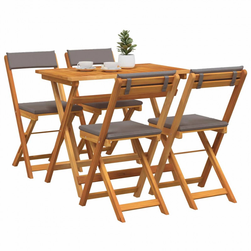 Zestaw bistro 5 pcs Olej Naturalny Lite Drewno Akacji