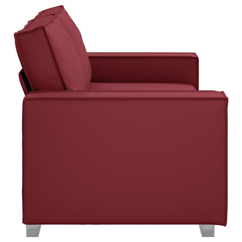 Sofa Czerwone wino 180 x 80 x 84 cm tkanina