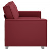 Sofa Czerwone wino 180 x 80 x 84 cm tkanina