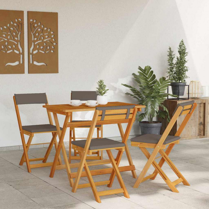 Zestaw bistro 5 pcs Olej Naturalny Lite Drewno Akacji