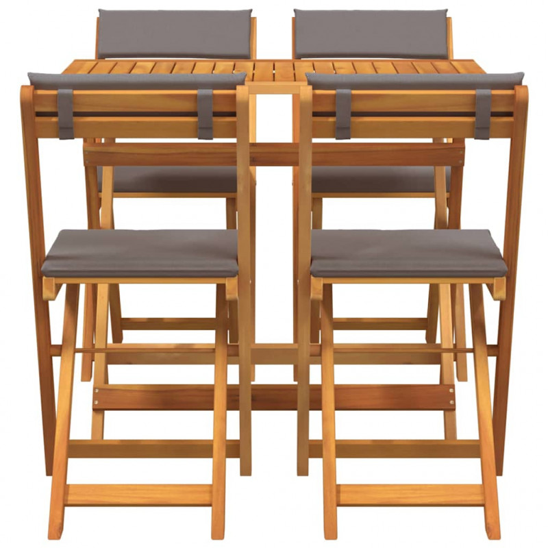 Zestaw bistro 5 pcs Olej Naturalny Lite Drewno Akacji