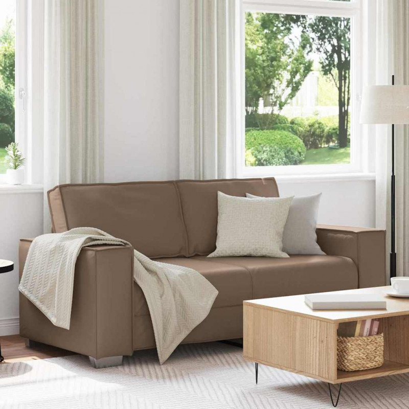 Sofa Cappuccino 180 x 80 x 84 cm tkanina