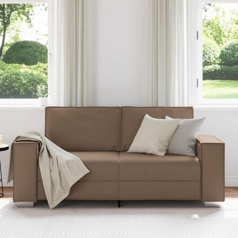 Sofa Cappuccino 180 x 80 x 84 cm tkanina