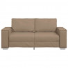 Sofa Cappuccino 180 x 80 x 84 cm tkanina