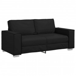 Sofa Czarny 180 x 80 x 84 cm tkanina