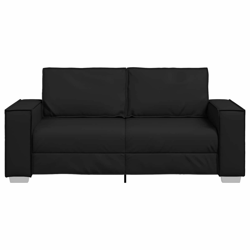 Sofa Czarny 180 x 80 x 84 cm tkanina