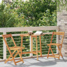 Zestaw bistro 3 pcs Olej Naturalny Lite Drewno Akacji