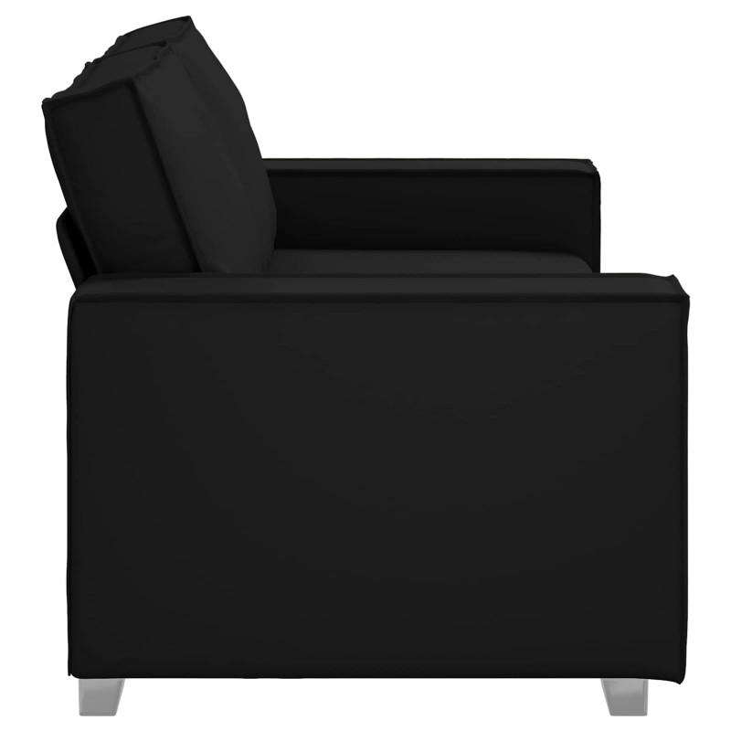 Sofa Czarny 180 x 80 x 84 cm tkanina
