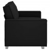 Sofa Czarny 180 x 80 x 84 cm tkanina