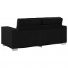 Sofa Czarny 180 x 80 x 84 cm tkanina