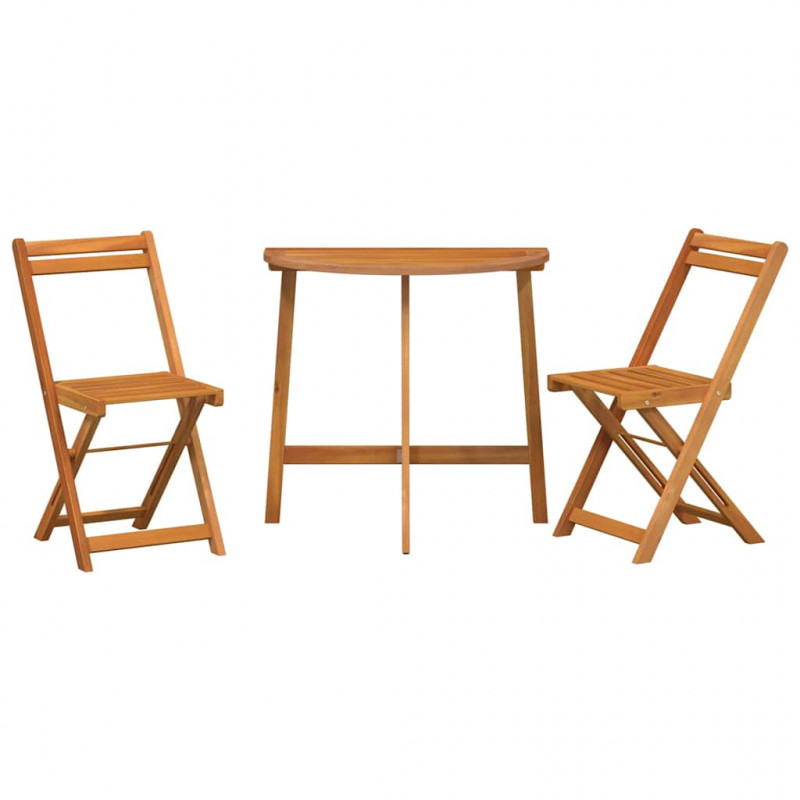 Zestaw bistro 3 pcs Olej Naturalny Lite Drewno Akacji