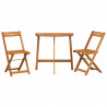 Zestaw bistro 3 pcs Olej Naturalny Lite Drewno Akacji