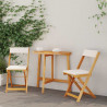 Zestaw bistro 3 pcs Olej Naturalny Lite Drewno Akacji