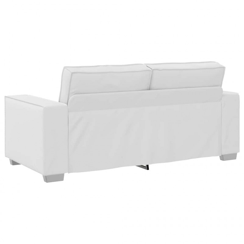 Sofa Biały 180 x 80 x 84 cm tkanina