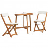 Zestaw bistro 3 pcs Olej Naturalny Lite Drewno Akacji