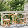 Zestaw bistro 3 pcs Olej Naturalny Lite Drewno Akacji