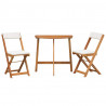 Zestaw bistro 3 pcs Olej Naturalny Lite Drewno Akacji