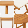 Zestaw bistro 3 pcs Olej Naturalny Lite Drewno Akacji